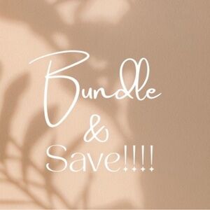 Bundle for savings! 
Win:Win for all! 😊
